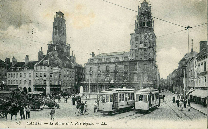 Tramway électrique Place d'Armes - Calais