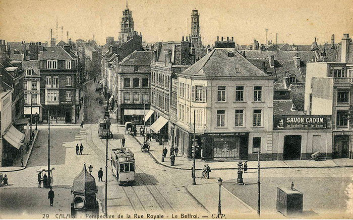 Tramway électrique Place Richelieu - Calais