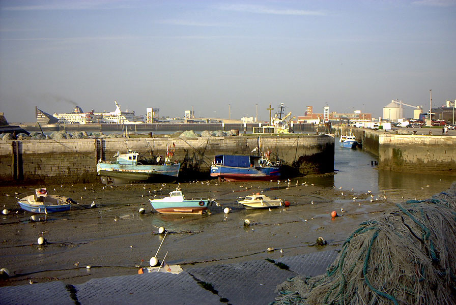 Le bassin du Paradis à marée basse.