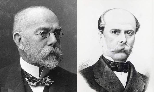 portrait des deux hommes