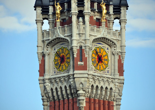 Vue de l'horloge.