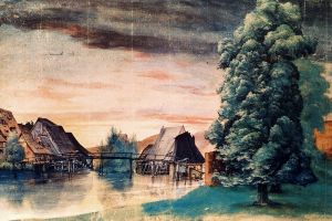 Le Moulin à Eau sur la Pegnitz Albrecht Dürer Le Moulin à Eau sur la Pegnitz Albrecht Dürer