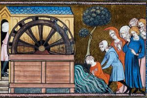 résurrection par saint Louis d’une jeune fille noyée dans le Rouillon à Saint-Denis résurrection par saint Louis d’une jeune fille noyée dans le Rouillon à Saint-Denis