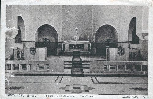 Le chœur de l'église Sainte-Germaine à Calais