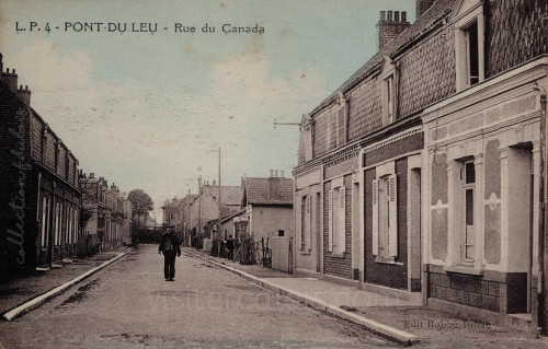 La Rue du Canada au Pont du Leu à Calais