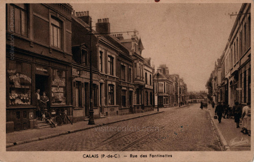 Épicerie dans la rue des Fontinettes à Calais