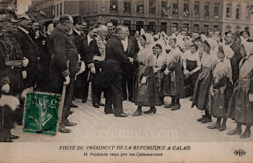 Visite du Président de la République à Calais Visite du Président de la République à Calais