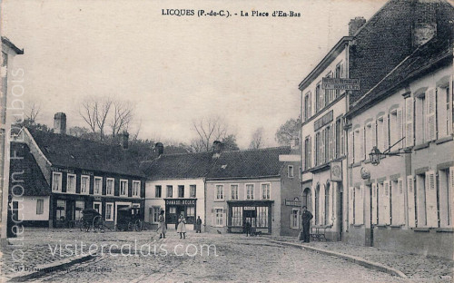 La Place d'En-Bas à Licques.