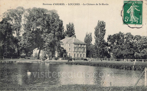 Le château de Saint-Martin à Louches