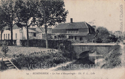 Le pont d'Hacquelinghe à Ruminghem