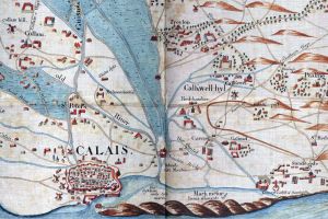 Extrait de la carte du Calaisis Extrait de la carte du Calaisis
