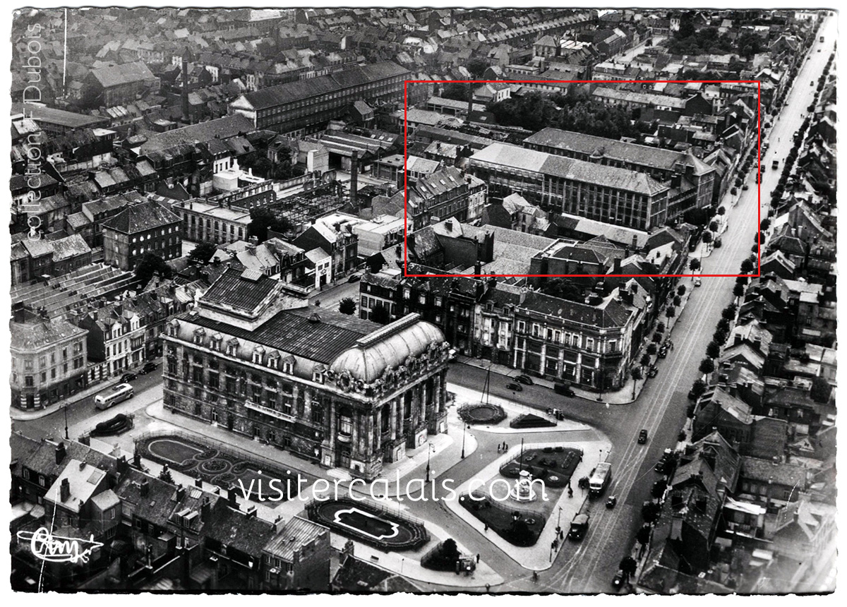 L'usine de dentelle Brochot Boulevard Gambetta à Calais